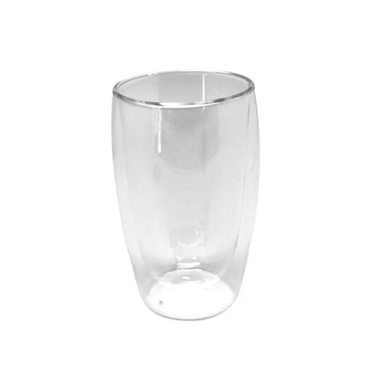 IMPORTCLICK - Pack 2 Vasos Doble Pared Vidrio 473 ML Transparente IMPORTCLICK