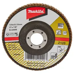 MAKITA - Disco traslapado Z120 Fibra Vidrio Angulo 125mm B-22698