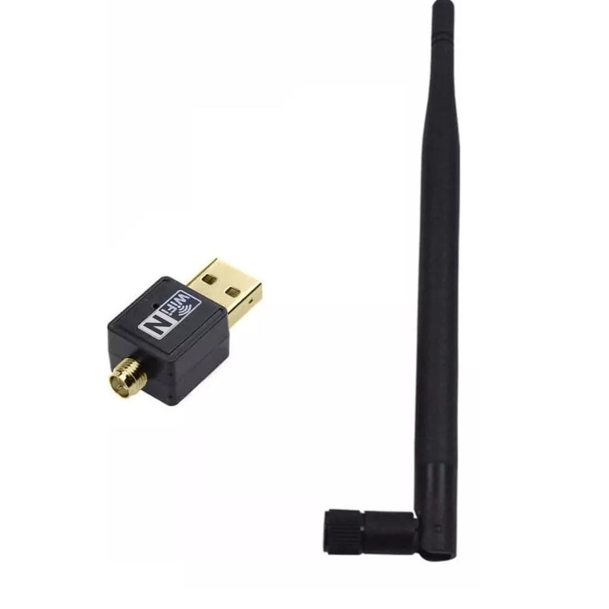 GENERICO - Antena Wifi LAN Mini USB 300mbps 2.0 Wireless Pc Notebook