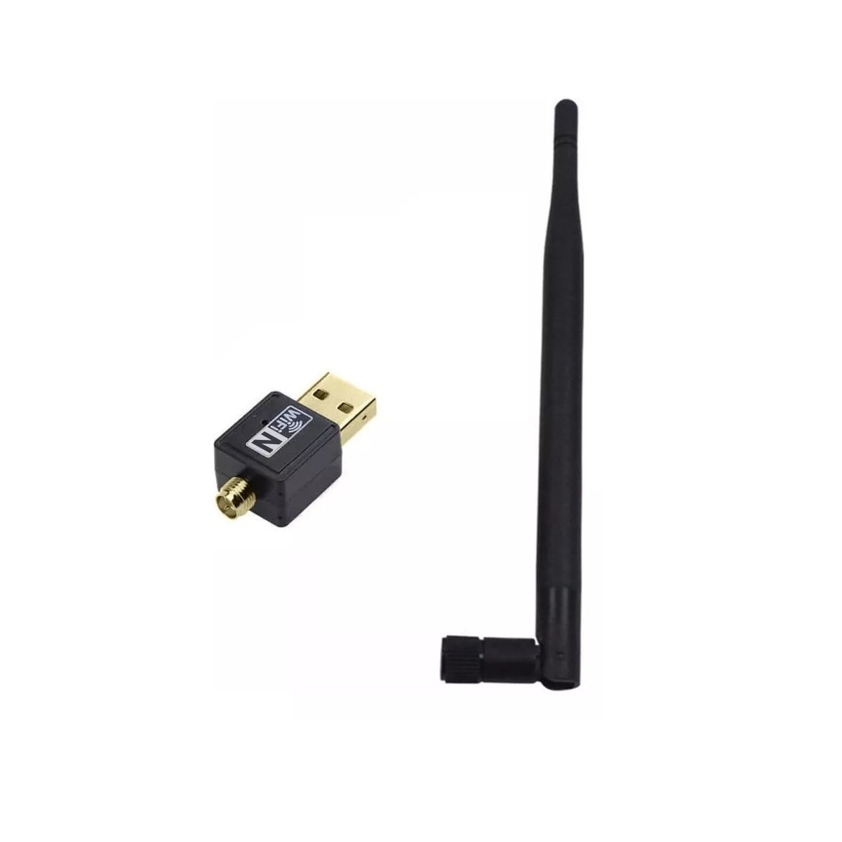 GENERICO - Antena Wifi LAN Mini USB 300mbps 2.0 Wireless Pc Notebook