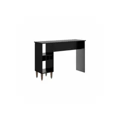 IMPORTCLICK - Mesa Comedor Diario Negro 136x92x45 CM - Negro
