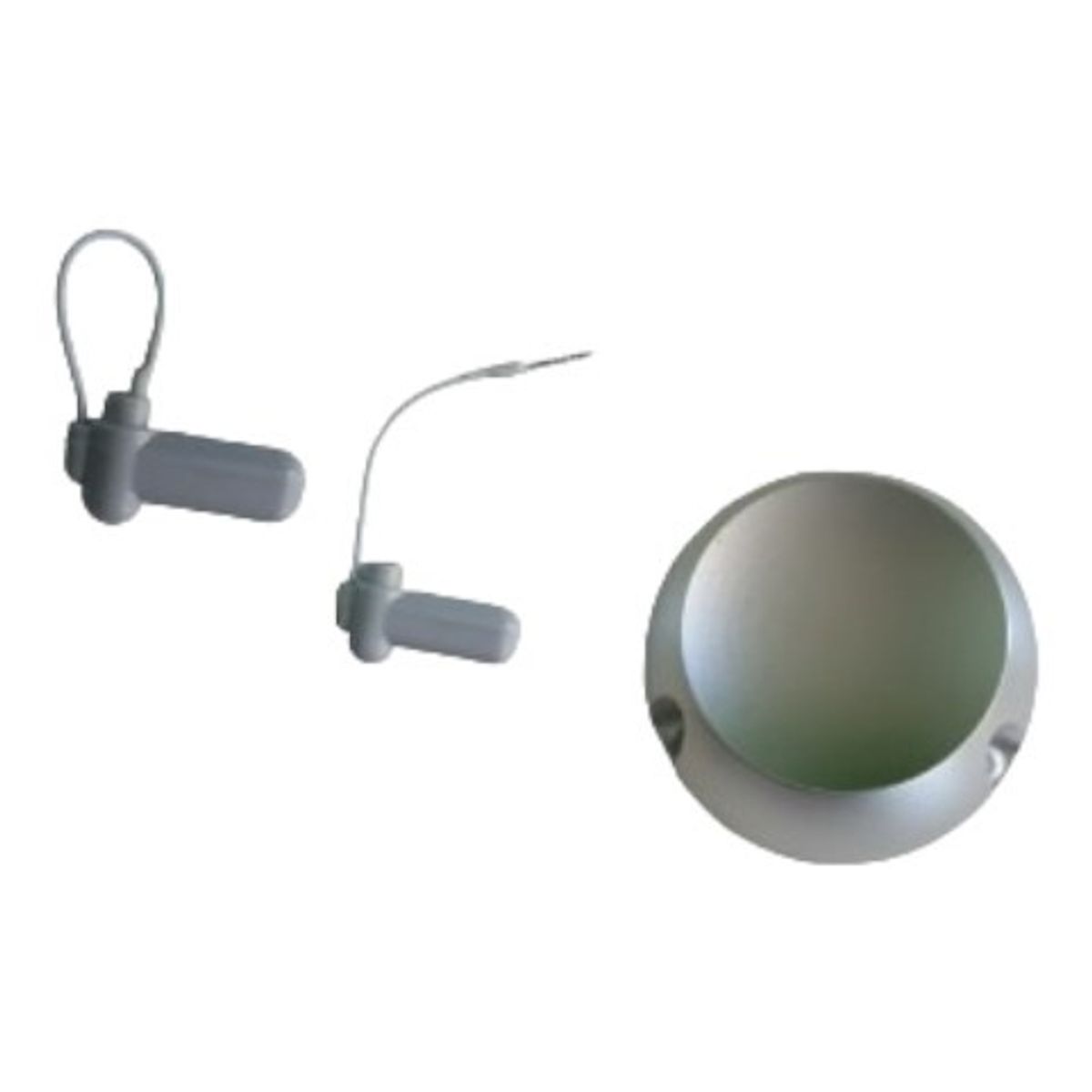 GENERICO - Alarma Para Ropa Antirrobo Eas Rf 8.2mhz 100 Unid Con Imán