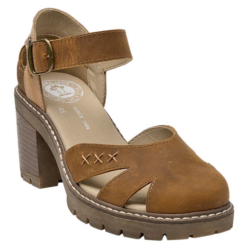 PANAMA JACK - Sandalia Casual Mujer Marrón Claro Panama Jack