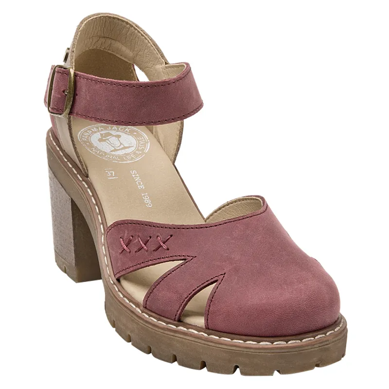PANAMA JACK - Sandalia Casual Mujer Bordó Panama Jack