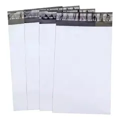 IMPORTCLICK - Pack 100 Bolsas Embalaje Courier Autoadhesivo Despacho 35x45 CM Blanca