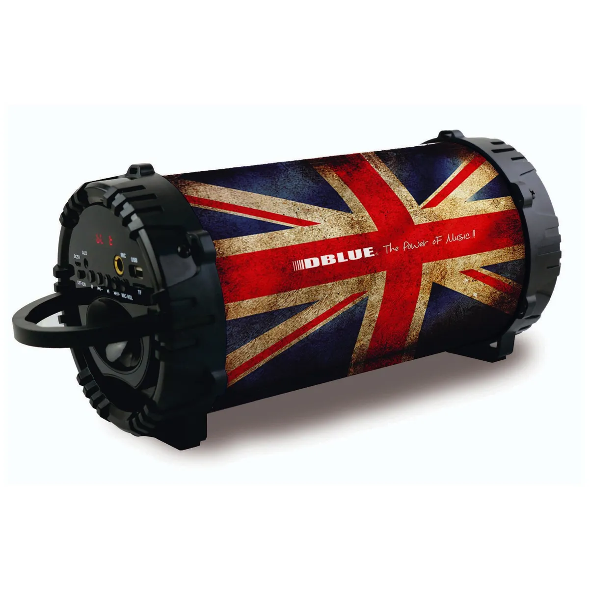 DBLUE - Parlante Bazooka Bluetooth Portátil Diseño Bandera 20w - SC