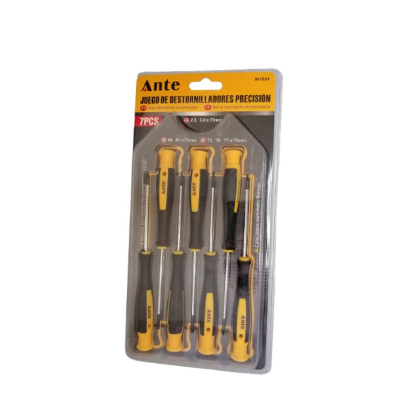 ANTE - Juego de Destornillador de Precisión de 7 Pcs