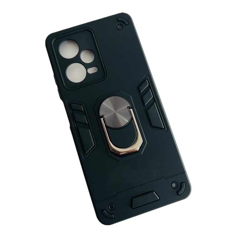 GENERICO - Carcasa Para Xiaomi Redmi Note 12 Pro/ Pro+ Anti Golpes Anillo Negro