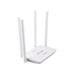 IMPORTCLICK - Router WIFI 4 Antenas Hogar Oficina 2.4 Ghz Blanco