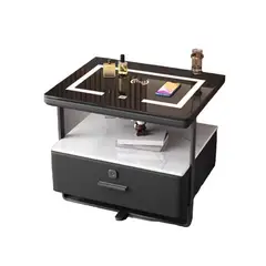 GENERICO - Velador Inteligente Huella Carga Inalambrica Y Luz led