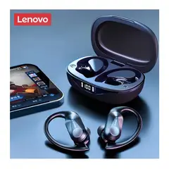 GENERICO - Audífonos Bluetooth Lenovo Lp75 Negro