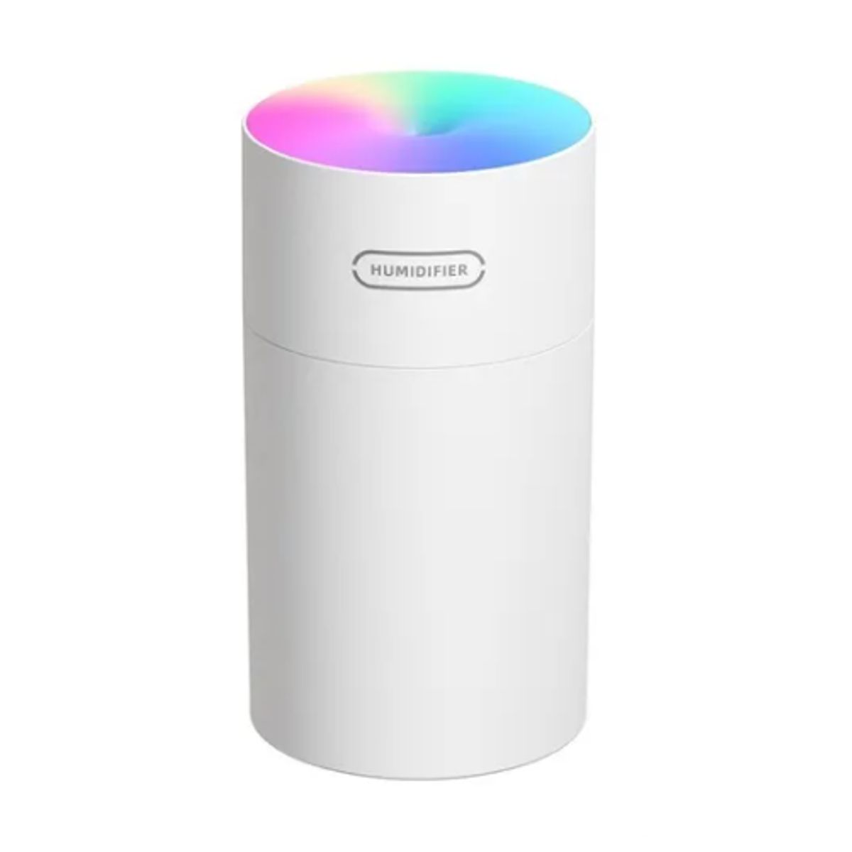 GENERICO - Humidificador Aromático Con Cable Usb Colorfull Blanco