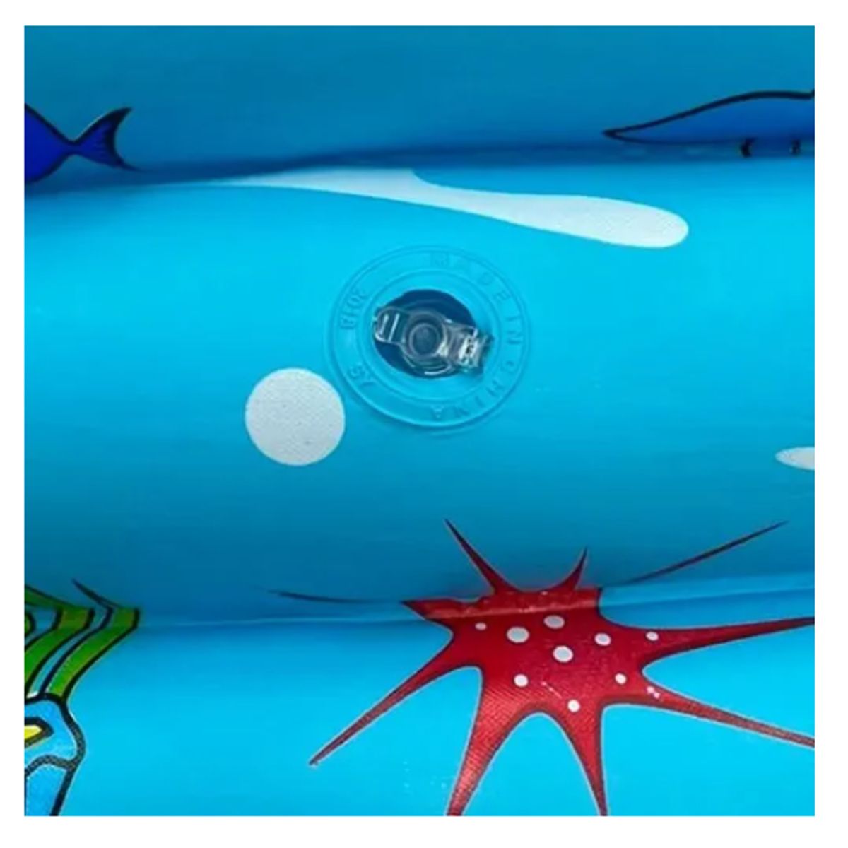 GENERICO - Piscina Inflable Para Niños De Peces 90 Cm Rosada