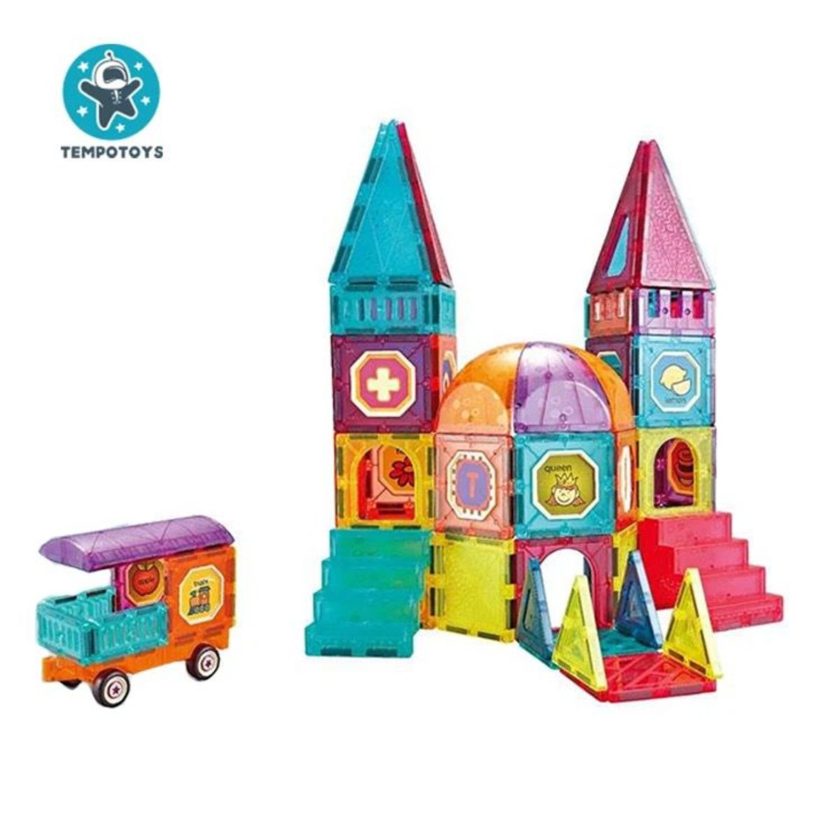 GENERICO - Bloque Magnetico 94 pcs aprendizaje