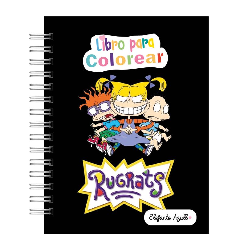 ELEFANTE AZULL - Libro para colorear  Rugratsxxx