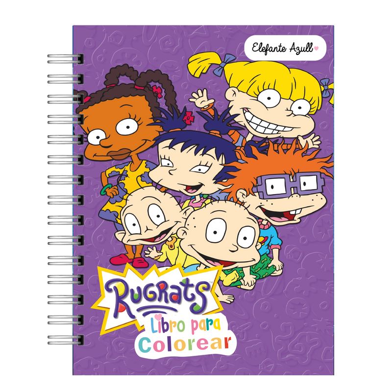 ELEFANTE AZULL - Libro para colorear  Rugratsxxx