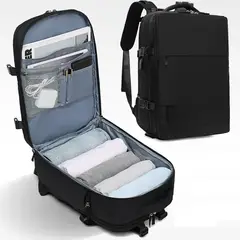 GENERICO - Mochila De Viaje Viral Top De Mano Para Cabina - Negro