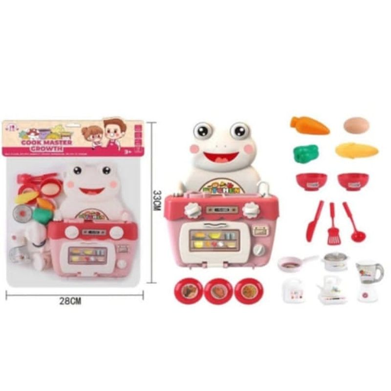 GENERICO - Set juguete cocina de rana 33 x 28cm