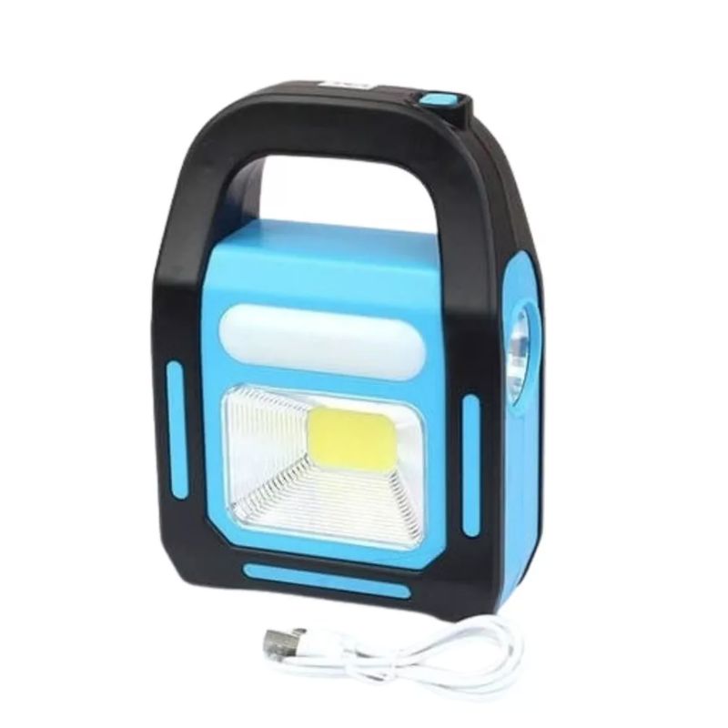 GENERICO - Linterna Led Solar 3 En 1 Usb Recargable