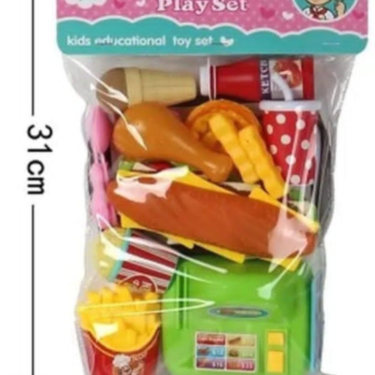 GENERICO - Set juguete de comida