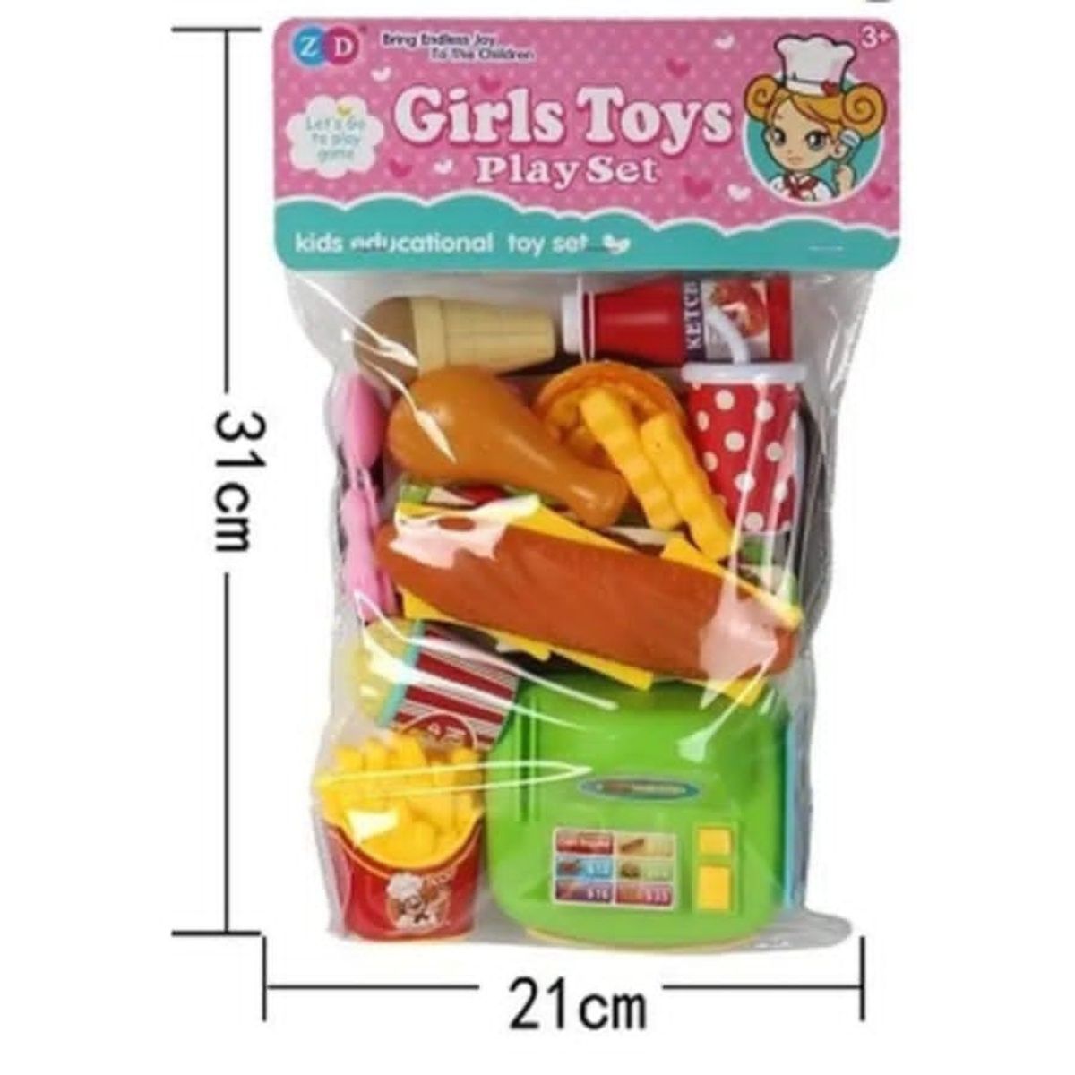 GENERICO - Set juguete de comida