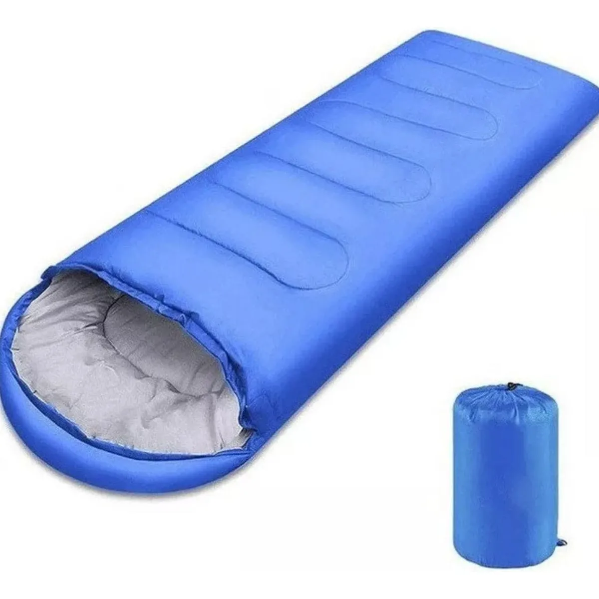 IMPORTCLICK - Saco Dormir Camping Individual Camping Adultos Azul IMPORTCLICK