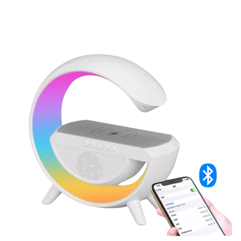 GENERICO - PARLANTE RETROILUMINADO CON CARGADOR INALAMABRICO G USB