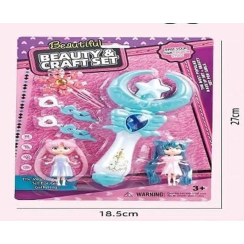 GENERICO - Set juguete de belleza con accesorios para niña