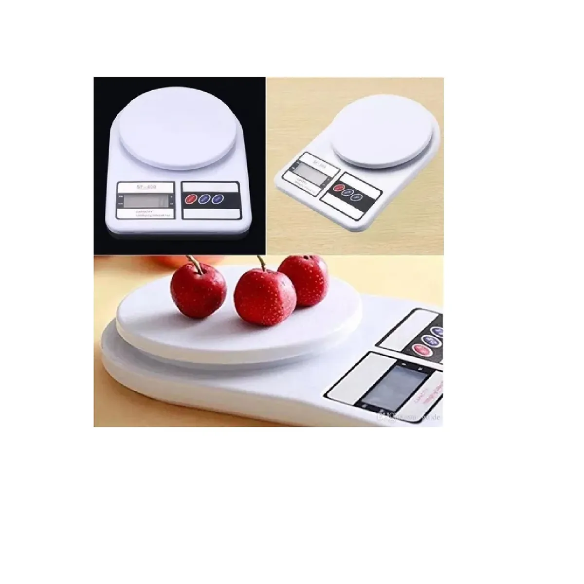 ANGELES DEL HOGAR - Balanza De Cocina Digital  10 Kg  Color Blanco