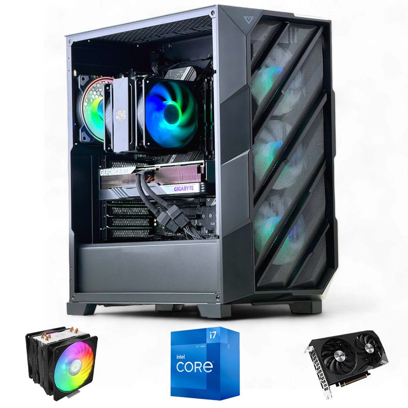 HYPERPC - PC GAMER INTEL CORE i7 12700K 32gb DDR5 1Tb RTX 4060 WiFi Air
