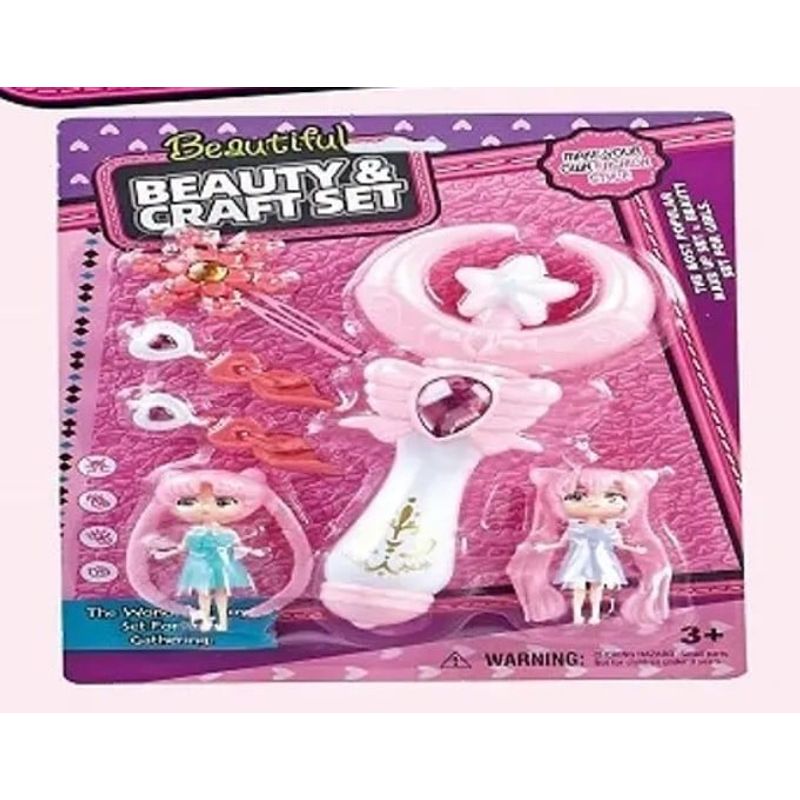 GENERICO - Set juguete de belleza con accesorios para niña