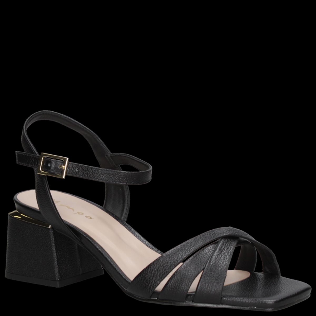 MINGO - Sandalia Vestir Mujer Negro Mingo