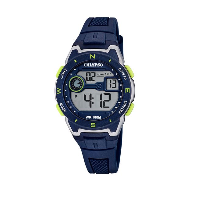CALYPSO - Reloj K5853/3 Calypso Azul Infantil Digital Crush