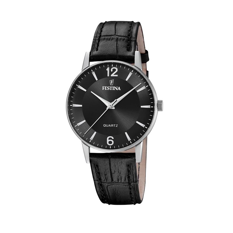 FESTINA - Reloj F20690/4 Festina Negro Hombre Correa Clásico