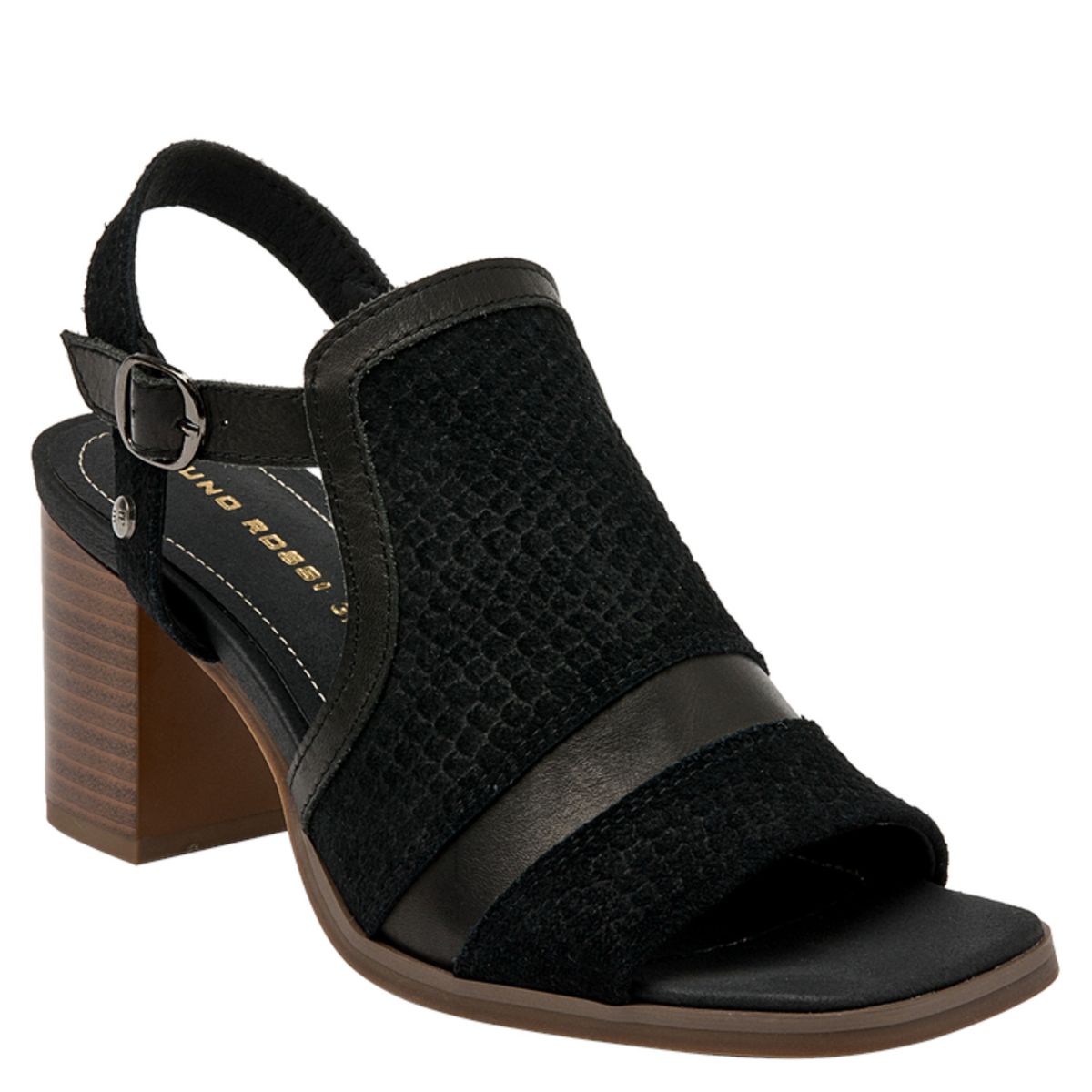 BRUNO ROSSI - Sandalia Casual Mujer Negro Bruno Rossi
