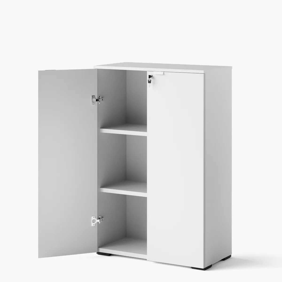 FORM OFFICE - Gabinete Oficina Medio Space 2 puertas Blanco Form