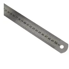 GENERICO - Regla Metálica 50 Cm , 20 Pulgadas