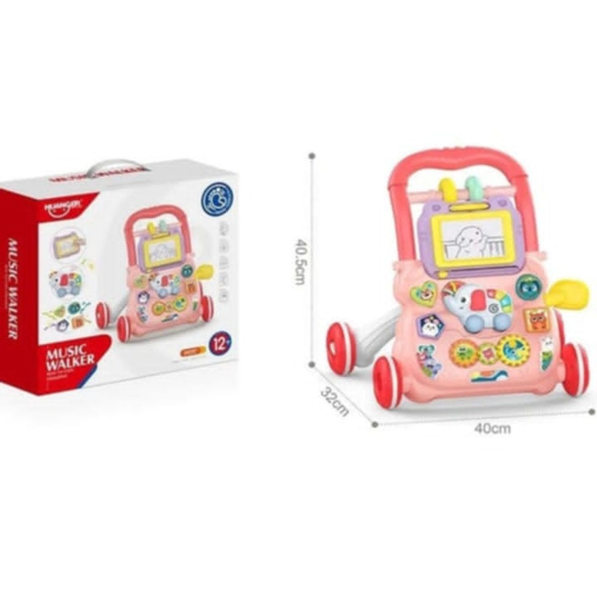 GENERICO - Caminadora musica multifuncional para bebe 40.5 x 40cm