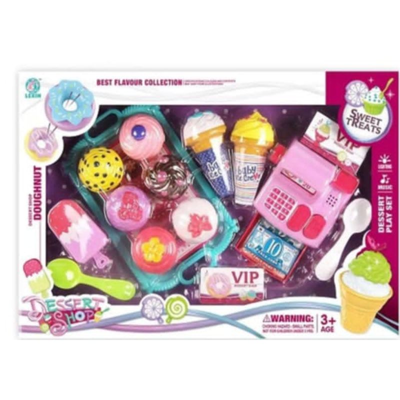 GENERICO - Caja juguete de dulces helado dona maquina registradora