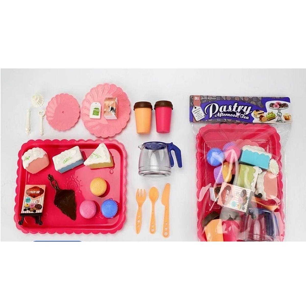 GENERICO - Set juguete de dulces con bandeja niños