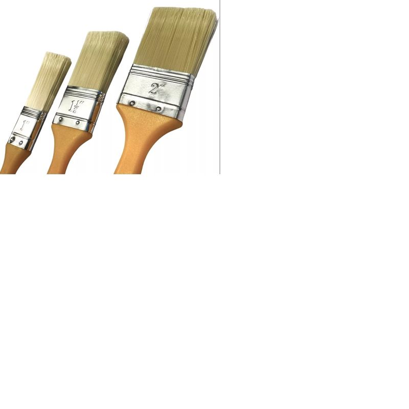 GENERICO - Set 3 Brochas Para Pintar 1 + 1 1/2 + 2