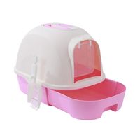 Areneros Para Gatos Cúpula Cerrado Rosado