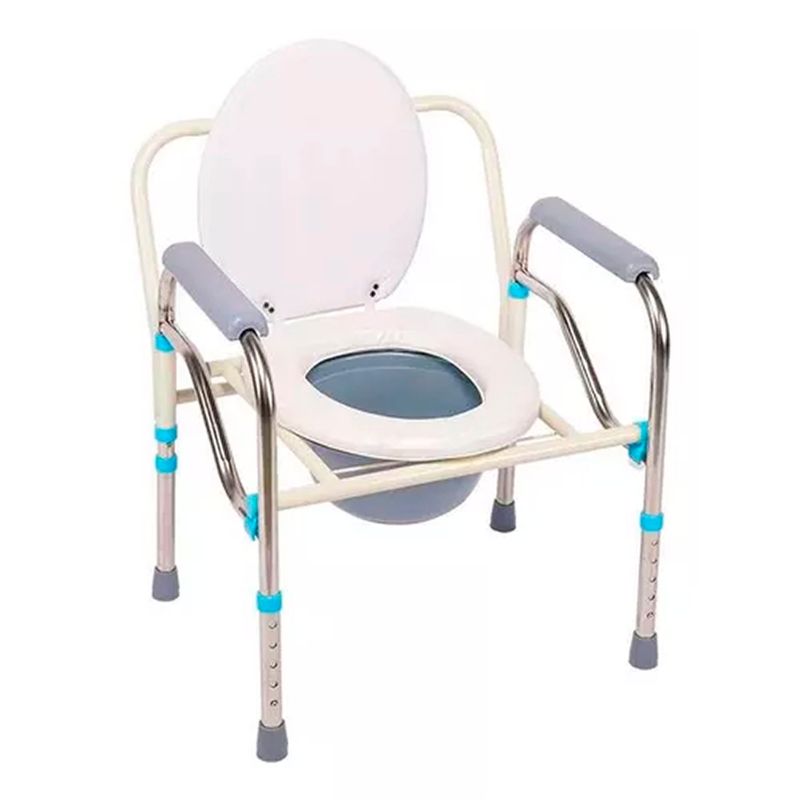 ESHOPANGIE - Baño Inodoro Wc Portátil Plegable Silla Ducha Color Blanco