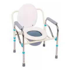 ESHOPANGIE - Baño Inodoro Wc Portátil Plegable Silla Ducha Color Blanco