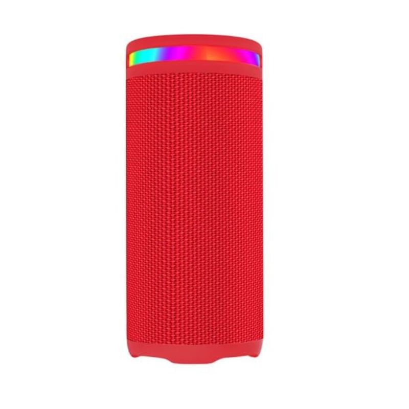 IRM - Parlante Inalámbrica luces RGB Altavoces doble Subwoofer IRM S278 Rojo