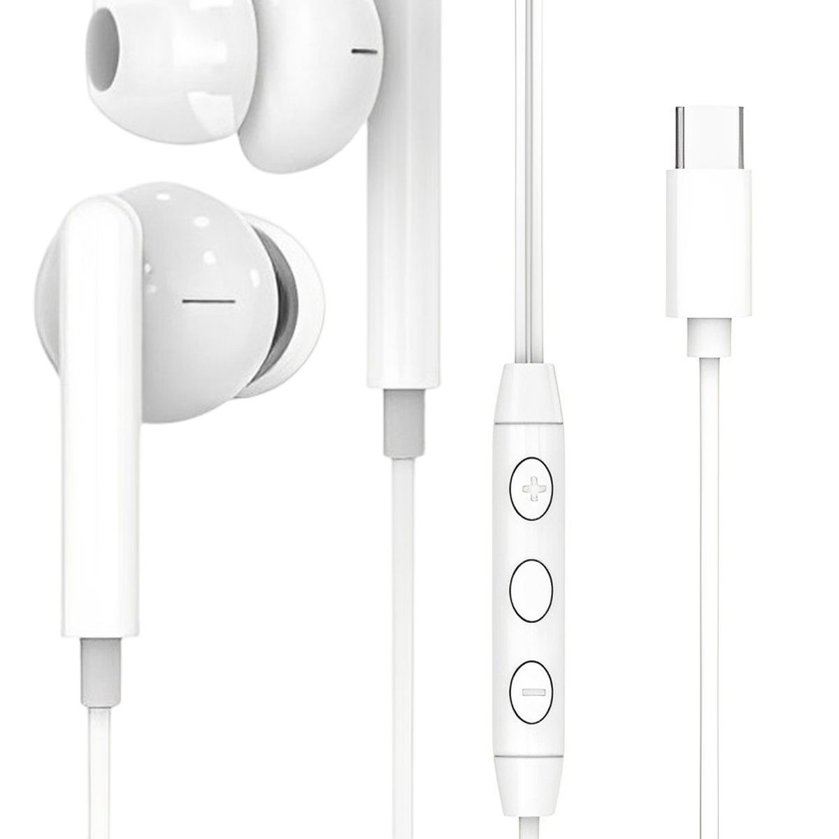 GENERICO - Audifonos Con Cable Tipo C Auriculares In-ear Usb C Android