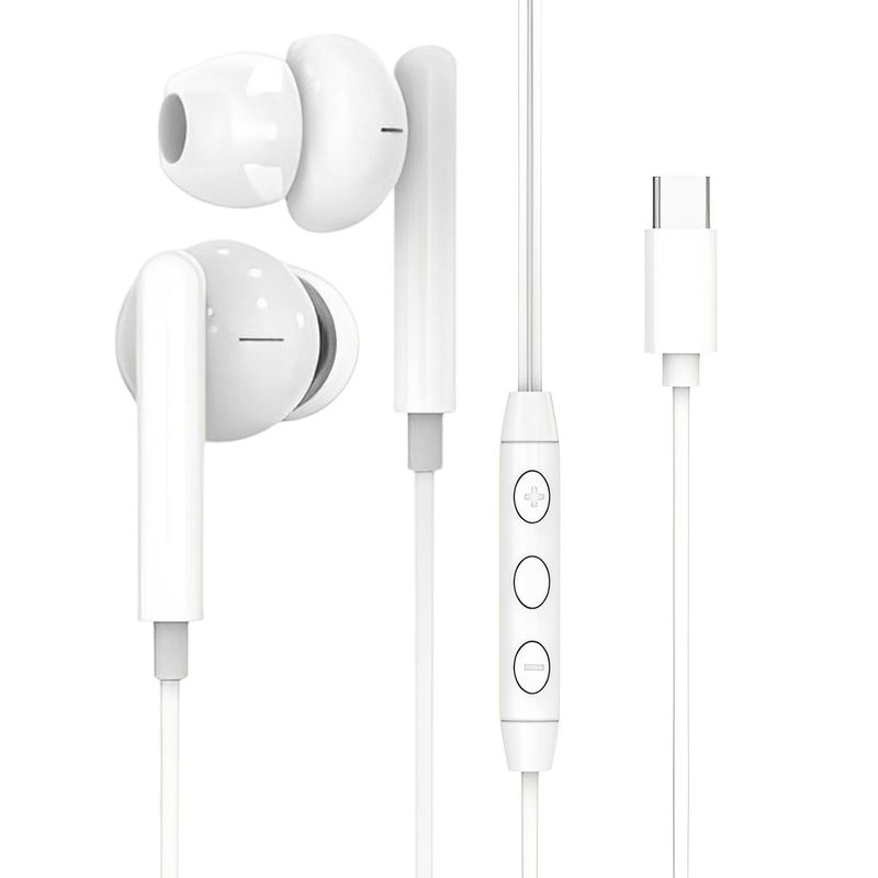 GENERICO - Audifonos Con Cable Tipo C Auriculares In-ear Usb C Android