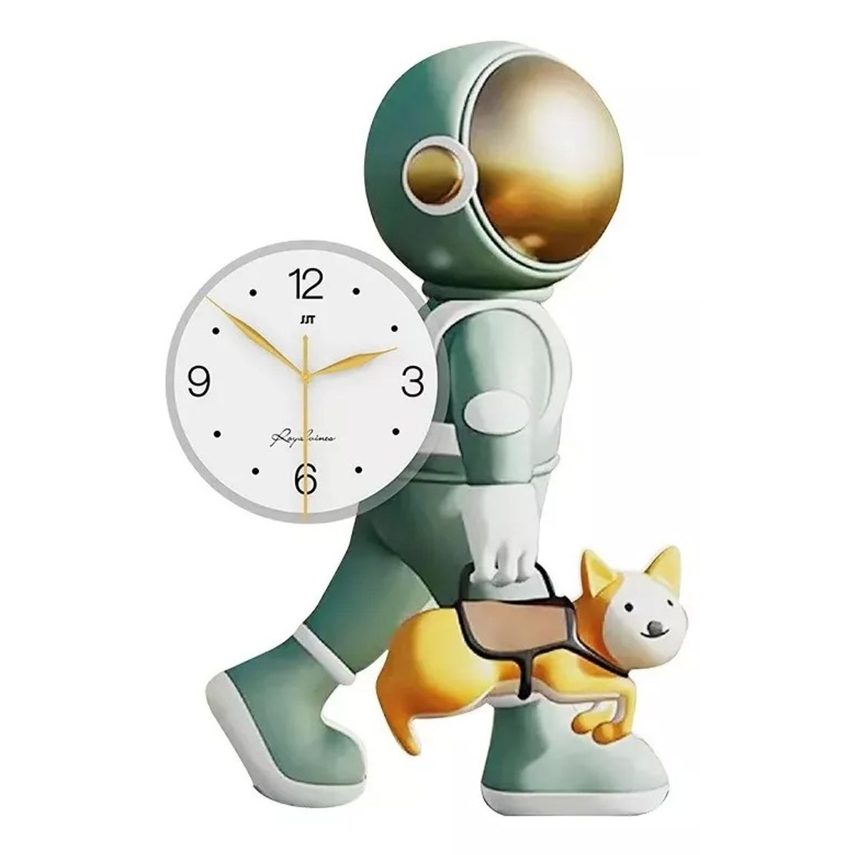 GENERICO - Reloj de pared decorado con astronauta