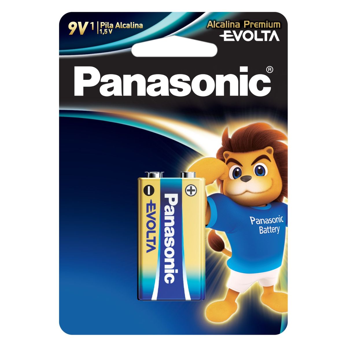 PANASONIC - Batería 9V Alcalina Panasonic Evolta 6LR61