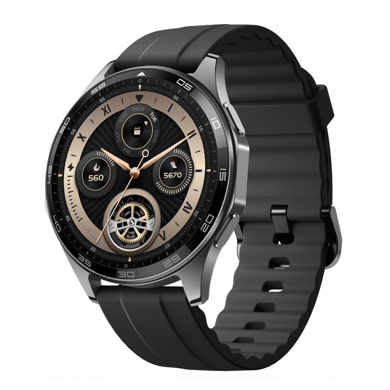 FOXYSMART - Smartwatch Foxysmart Watch GTX Reloj GPS Impermeable 47mm - Space Gray